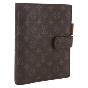 LOUIS VUITTON Monogram Agenda GM Day Planner Cover R20006 LV Auth hk3242